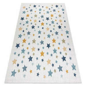 Fonott sizal szőnyeg COOPER Csillagok 22260 ecru / sötétkék 140x190 cm kép