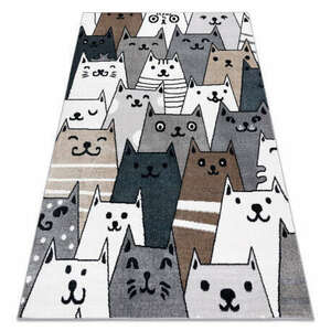 Szőnyeg FUN Gatti gyerekeknek, macskák, állatok színes 180x270 cm kép