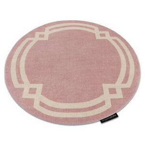 HAMPTON szőnyeg Lux kör rózsaszín kör 140 cm kép