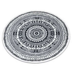 Szőnyeg FUN Napkin szalvéta kör - krém kör 200 cm kép