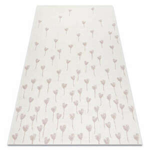Fonott sizal flat szőnyeg 48779/526 krém rózsaszín 200x290 cm kép