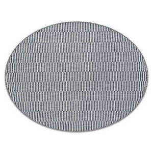 Fonott sizal szőnyeg LOFT 21198 Kör boho elefántcsont/ezüst/szürke kör 160 cm kép