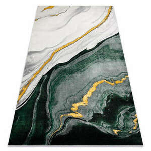 EMERALD szőnyeg 1017 glamour, elegáns márvány üveg zöld / arany 160x220 cm kép