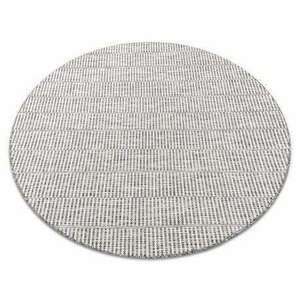 Fonott sizal szőnyeg LOFT 21198 Kör boho elefántcsont/ezüst/taupe kerék 160 cm kép