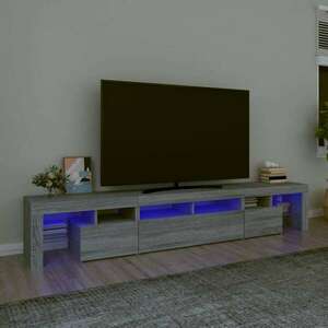 vidaXL szürke sonoma színű TV-szekrény LED-lámpákkal 230x36, 5x40 cm kép