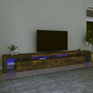 vidaXL füstös tölgy színű TV-szekrény LED-lámpákkal 290x36, 5x40 cm kép