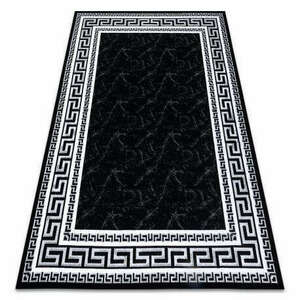 Modern GLOSS szőnyeg 2813 87 elegáns, görög fekete / szürke 160x220 cm kép