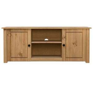282670 tv cabinet 120x40x50 cm solid pine wood panama range kép