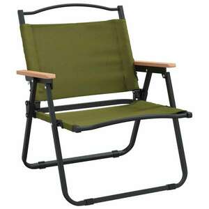 2 db zöld oxford szövet camping szék 54 x 43 x 59 cm kép