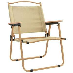 2 db bézs oxford szövet camping szék 54 x 55 x 78 cm kép