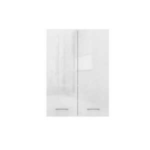 Pola mini DD felső Fürdőszoba szekrény - fényes fehér kép