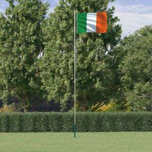 vidaXL alumínium ír zászló és rúd 6, 23 m kép