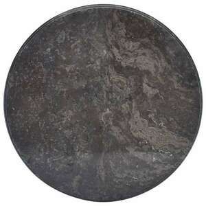 vidaXL fekete márvány asztallap Ø50 x 2, 5 cm kép