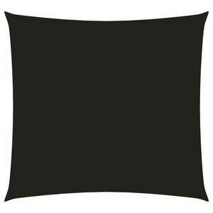 vidaXL fekete négyzet alakú oxford-szövet napvitorla 5 x 5 m kép
