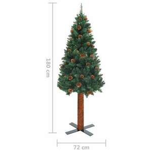 vidaXL karácsonyfa LED-ekkel 180 cm kép