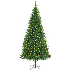 vidaXL zöld műkarácsonyfa LED-del 300 cm kép