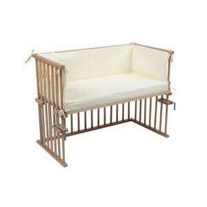 Szülői ágyhoz rögzíthető gyermekágy 88x44 cm, matraccal kép