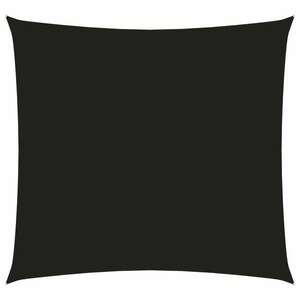 vidaXL fekete négyzet alakú oxford-szövet napvitorla 6 x 6 m kép