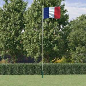vidaXL alumínium francia zászló és rúd 6, 23 m kép