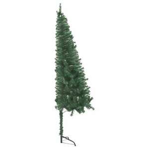 vidaXL zöld műkarácsonyfa LED-ekkel és gömbszettel 240 cm kép