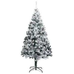 vidaXL zöld PVC műkarácsonyfa vastag ágakkal 210 cm kép