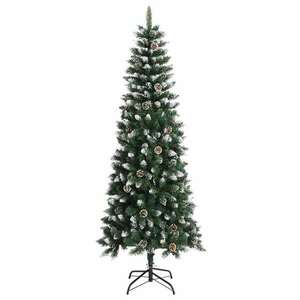 vidaXL PVC műkarácsonyfa állvánnyal 240 cm kép