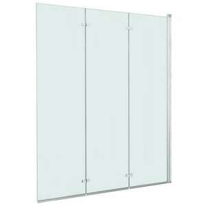 Esg zuhanykabin 3-paneles összecsukható ajtóval 130 x 138 cm kép