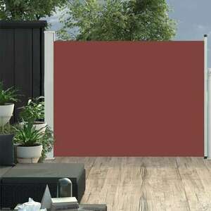 vidaXL barna kihúzható oldalsó teraszi napellenző 140 x 500 cm kép