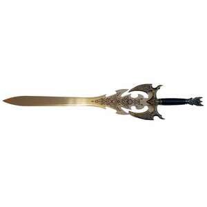 IdeallStore® dekoratív kard, fából készült készlet, Sárkánykirály... kép