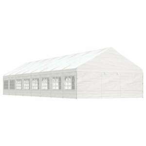vidaXL fehér polietilén pavilon tetővel 17, 84 x 5, 88 x 3, 75 m kép