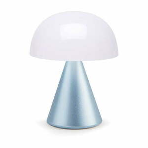 Fehér-világoskék LED asztali lámpa (magasság 17 cm) Mina L – Lexon kép