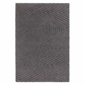 Antracitszürke gyapjú szőnyeg 120x170 cm Hague – Asiatic Carpets kép