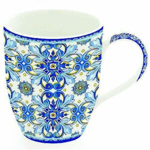 Porcelánbögre 350ml, Maiolica Blue White kép