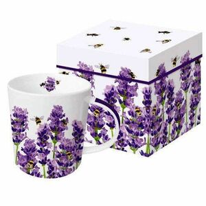 Porcelánbögre 0, 35L, dobozban, Bees & Lavender kép