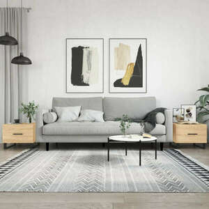 vidaXL sonoma tölgy színű szerelt fa kisasztal 40 x 40 x 40 cm kép