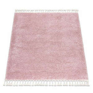 Szőnyeg BERBER 9000 square rózsaszín Rojt shaggy 160x160 cm kép