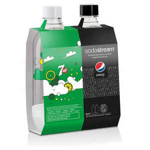 SodaStream duo Pepsi max & 7up 1l-es műanyag palack csomag kép