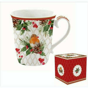 Porcelánbögre 275ml, dobozban, Christmas Berries kép