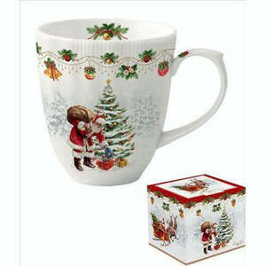 Porcelánbögre 370ml, dobozban, Nostalgic Christmas kép