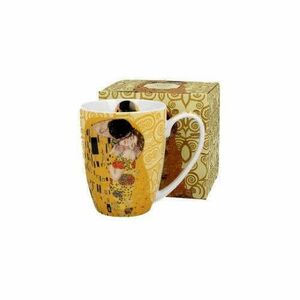 Porcelánbögre 350ml, dobozban, Klimt: The Kiss kép