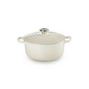 Le Creuset Signature 22cm Öntöttvas főzőedény - Fehér kép