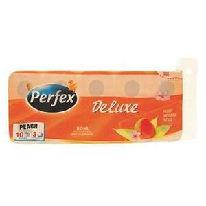 Toalettpapír PERFEX Deluxe 3 rétegű 10 tekercses barack kép