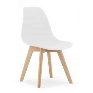 Konyha/nappali szék, Artool, Kito, PP, fa, fehér, 46x54.5x80 cm kép