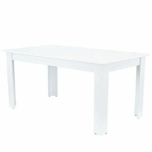Yorki Standard étkezőasztal 160x90 cm fehér kép
