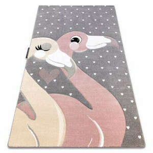 PETIT szőnyeg FLAMINGOS Flamingók szív szürke 200x290 cm kép