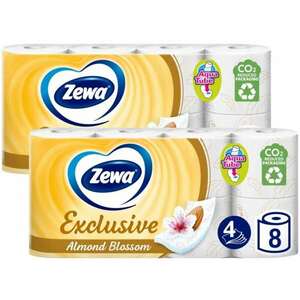 Zewa Exclusive Almond Blossom 4 rétegű Toalettpapír 2x8 tekercs kép