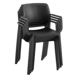 Rakásolható szék, fekete, DENTON kép