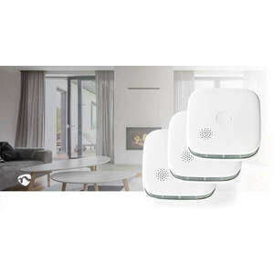 SmartLife füstérzékelő | Wi-Fi | Elemes Áramellátás | Érzékelő él... kép