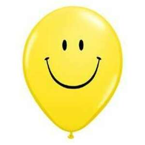 11 inch-es Smile Face Yellow Lufi kép