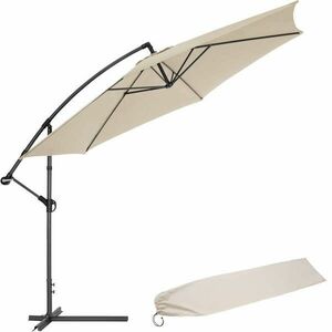 TecTake Oldal lábas napernyő 350 cm, csomagolással kép